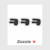 KEKEKE ㅋ ㅋ ㅋ Slang Aufkleber (Blatt)