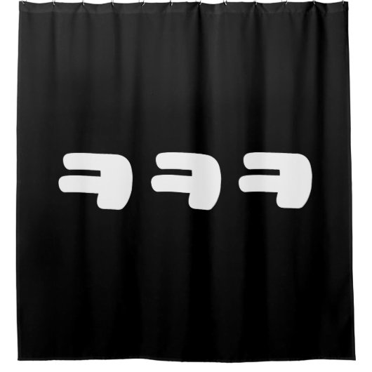 KEKEKE ㅋ ㅋ ㅋ Slang Duschvorhang (Vorderseite)