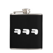 KEKEKE ㅋ ㅋ ㅋ Slang Flachmann (Vorderseite)