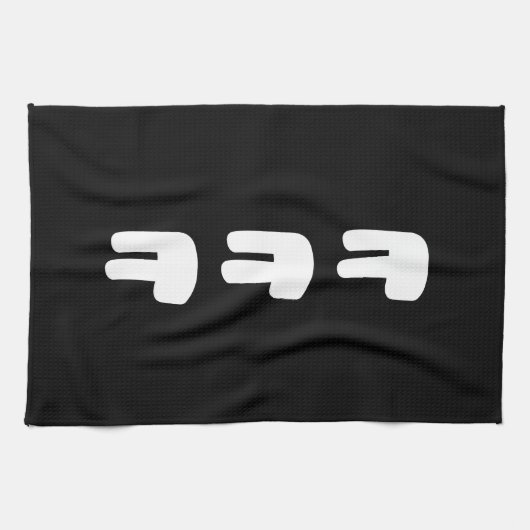 KEKEKE ㅋ ㅋ ㅋ Slang Geschirrtuch (Horizontal)