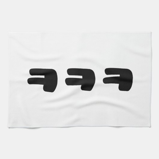 KEKEKE ㅋ ㅋ ㅋ Slang Geschirrtuch (Horizontal)