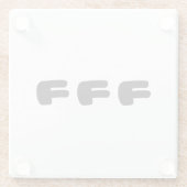 KEKEKE ㅋ ㅋ ㅋ Slang Glasuntersetzer (Rückseite)