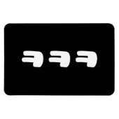 KEKEKE ㅋ ㅋ ㅋ Slang Magnet (Horizontal)