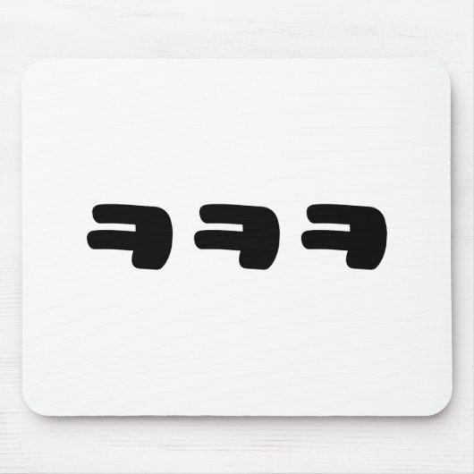 KEKEKE ㅋ ㅋ ㅋ Slang Mousepad (Vorne)