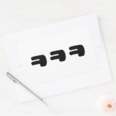 KEKEKE ㅋ ㅋ ㅋ Slang Rechteckiger Aufkleber (Umschlag)
