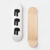 KEKEKE ㅋ ㅋ ㅋ Slang Skateboard (Vorderseite)