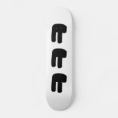 KEKEKE ㅋ ㅋ ㅋ Slang Skateboard (Vorderseite)