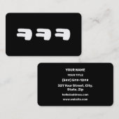 KEKEKE ㅋ ㅋ ㅋ Slang Visitenkarte (Vorne/Hinten)