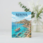 Kekova Türkei Postkarte (Stehend Vorderseite)