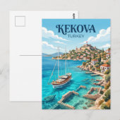Kekova Türkei Postkarte (Vorne/Hinten)