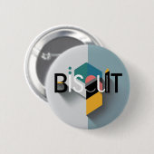 Keks-Abzeichen Button (Vorne & Hinten)