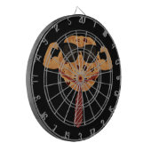 Keks - Cool Dartscheibe (Vorderseite Links)