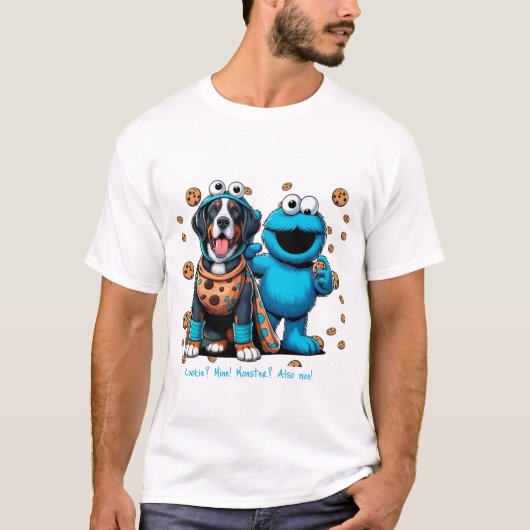 Keks? Mine! Monster? Auch meins! T-Shirt (Vorderseite)