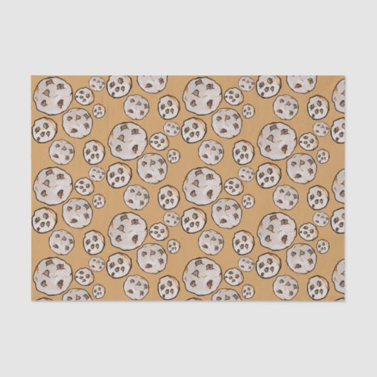 Keks mit Schokolade Seidenpapier (Vorderseite)