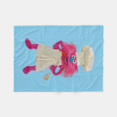 Keks Monster Food Truck | Gonger Posing Fleecedecke (Vorderseite (Horizontal))