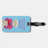 Keks Monster Food Truck | Gonger Posing Gepäckanhänger (Rückseite horizontal)