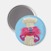 Keks Monster Food Truck | Gonger Posing Magnet (Vorderseite/Rückseite)