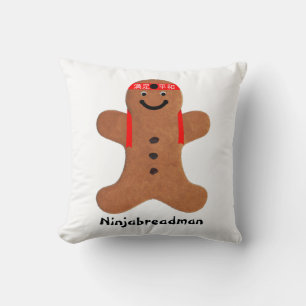 Keks Ninjabreadman (Cookie) Kissen