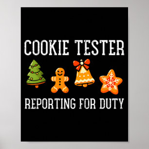 Keks Tester Rerting Pflicht Lustiges Weihnachten X Poster