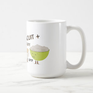 Keks-u. Soßen-beste Freund-für immer lustige Tas Kaffeetasse