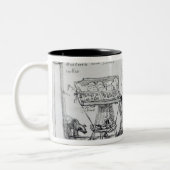 Keks und Lebkuchen klemmt bei Charing fest Zweifarbige Tasse (Links)