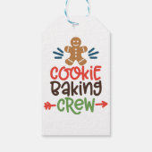 Keksbacken Crew Weihnachten Geschenkanhänger (Rückseite)