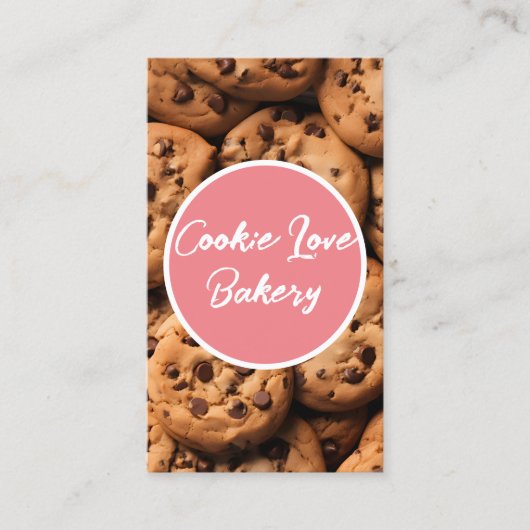 Keksbacken Visitenkarte (Vorderseite)