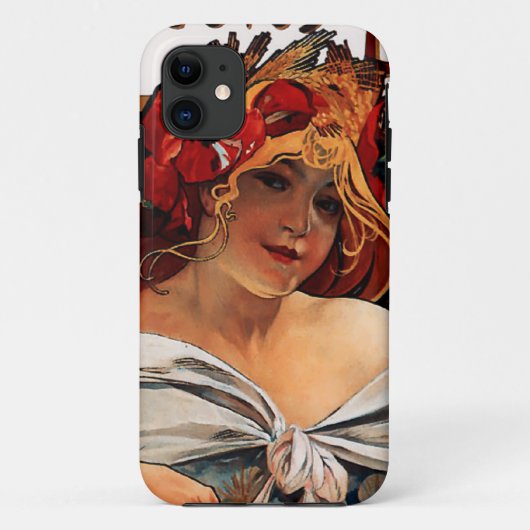 Kekse Alphonse Mucha Lefevre Utile iPhone Fall Case-Mate iPhone Hülle (Rückseite)