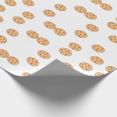 Kekse auf weiß geschenkpapier (Ecke)