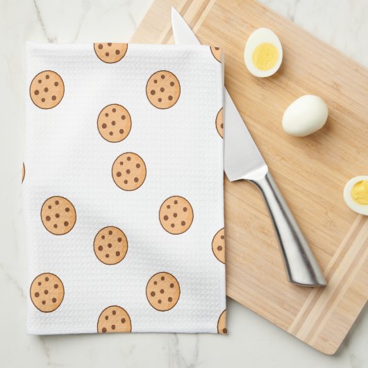 Kekse auf weiß geschirrtuch (Viertel Falte)