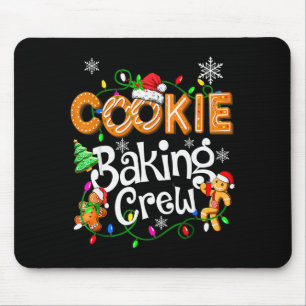 Kekse-Back-Crew-Kochliebhaber-Santa-Weihnachten-Gi Mousepad