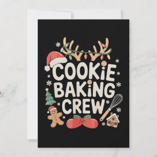 Kekse-Back-Crew-Rentier-Geweihe-Lebkuchen Einladung