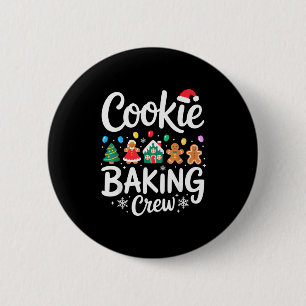 Kekse-Back-Crew Weihnachtsköche Festliches Weihnac Button