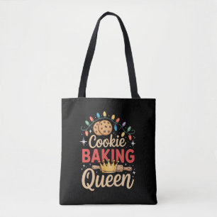 Kekse-Back-Königin-Bäcker-Bäckerei-Weihnachten Tasche