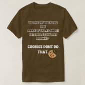 Kekse besser dann Salat T-Shirt (Design vorne)