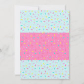 Kekse, die Party Einladung schmücken (Rückseite)