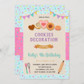 Kekse, die Party Einladung schmücken (Vorne/Hinten)