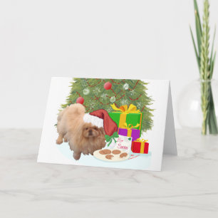 Kekse für den Weihnachtsmann Feiertagskarte