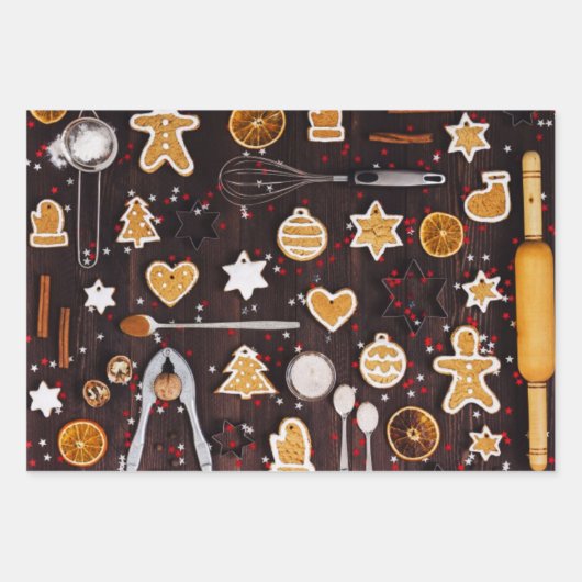 Kekse & Kaffeeferien Geschenkpapier Set (Vorderseite)