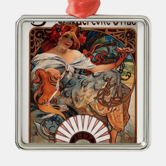 Kekse Lefevre-Utile Silbernes Ornament (Vorne)