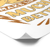 Kekse machen das Leben besser zum Liebhaber lustig Poster (Ecke)