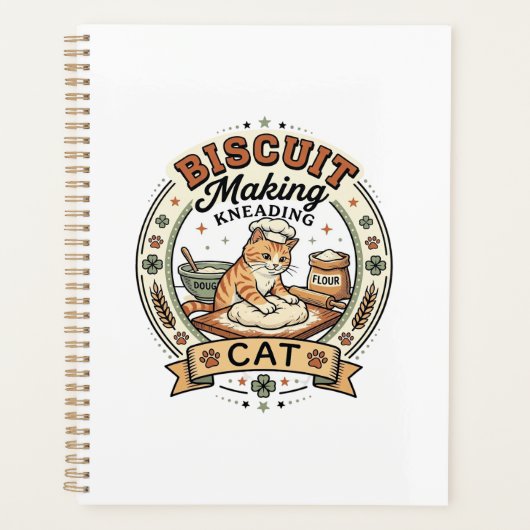 Kekse machen Knetkatze Kekse machen Kneten Planer (Vorderseite)