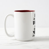 Kekse trinken heißen Kakao Santa fröhliche Weihnac Zweifarbige Tasse (Links)