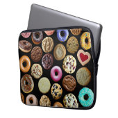 Kekse und Donuts Laptopschutzhülle (Vorderseite Links)