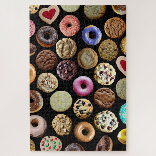 Kekse und Donuts Puzzle (Vertikal)