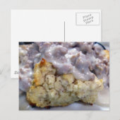 Kekse und Gravy Postkarte (Vorne/Hinten)