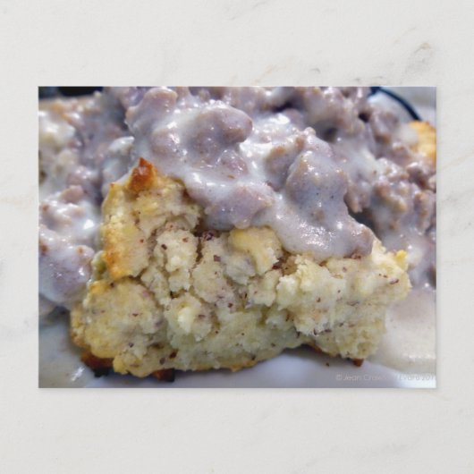 Kekse und Gravy Postkarte (Vorderseite)