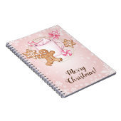 Kekse und heiße Kakaoweihe Notizblock (Rechte Seite)