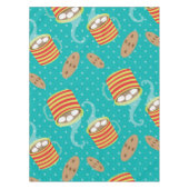 Kekse und heißer Kakao-Urlaub Tischdecke (Vorderseite)