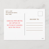 Kekse und Kakaorot Frohe Weihnachten (Rückseite)